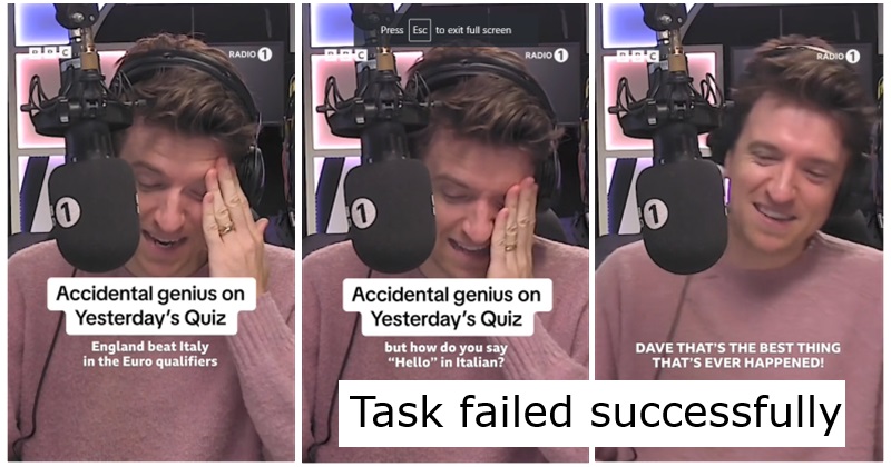 This accidentally correct answer on Greg James’ quiz will always make us smile and it was simply magnifico
