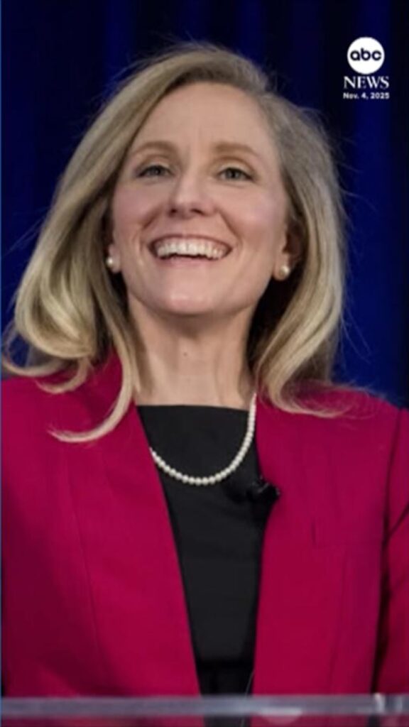 WATCH: Democrat Abigail Spanberger will win the VA governor's race, ABC News projects stream logo