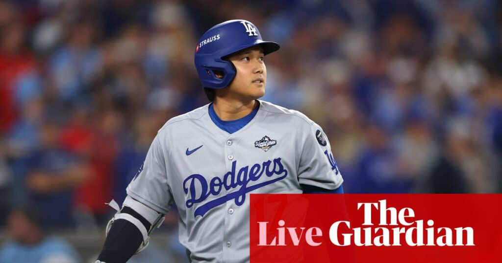World Series Game 6: Los Angeles Dodgers v Toronto Blue Jays – live updates | World Series