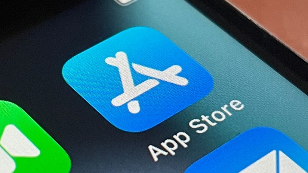 Apple pauses app store changes in Texas after court blocks age-assurance law App Store icon on iPhone screen