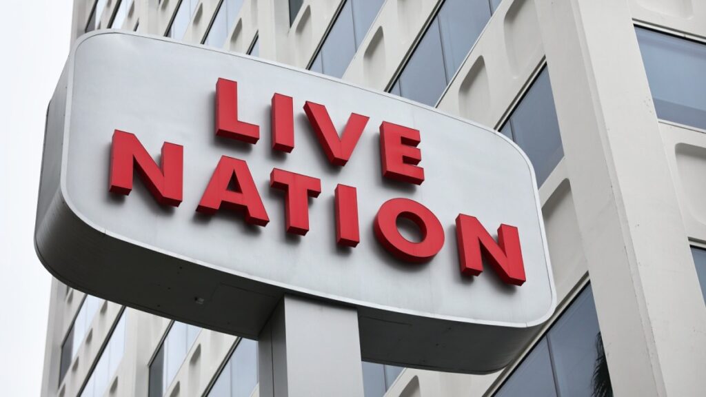 Live Nation sign